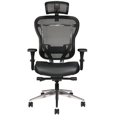 Aloria Series Leather Office Chair with Headrest